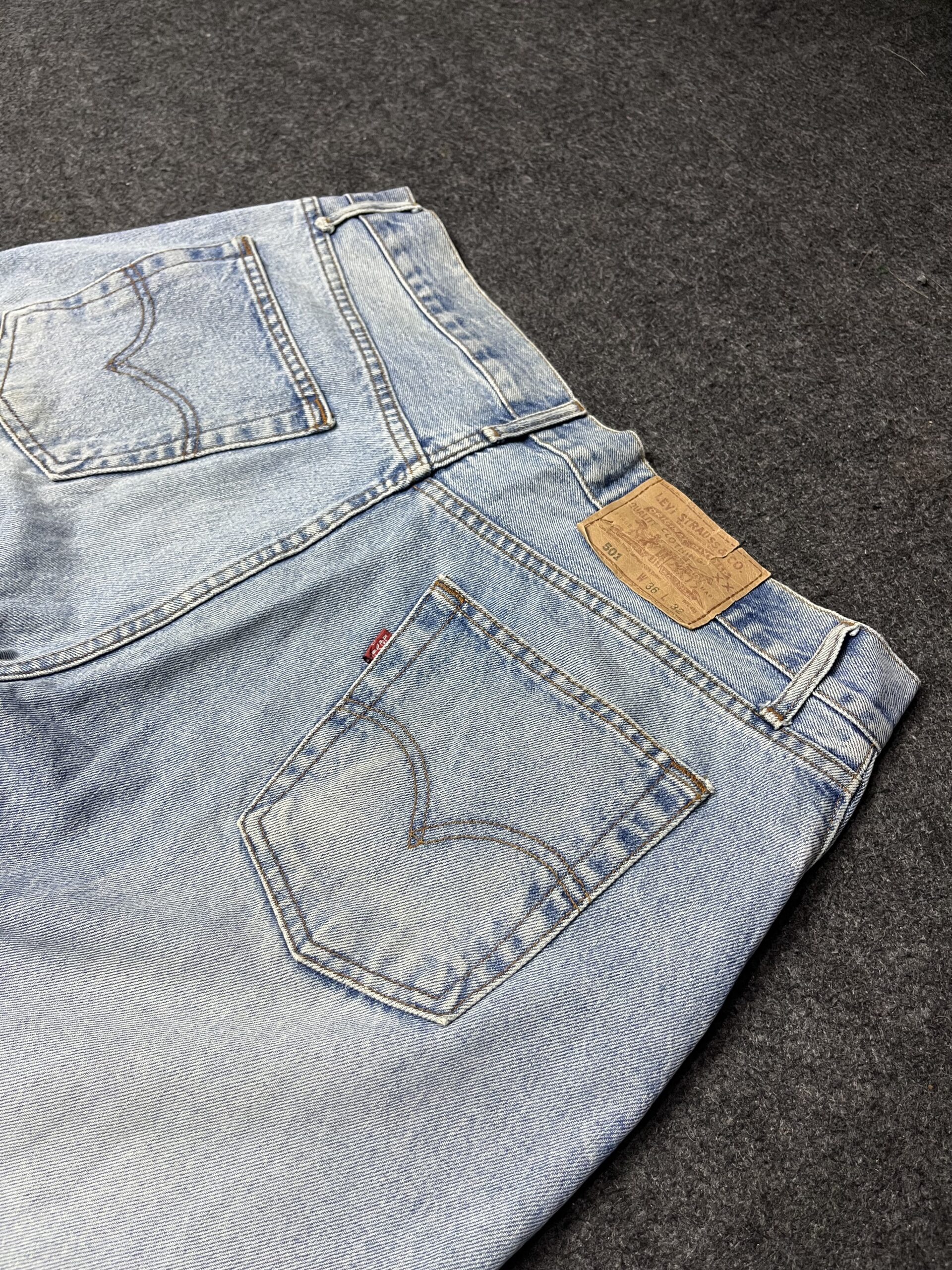 Levi’s Vintage Light Blue Denim Jeans - Image 3