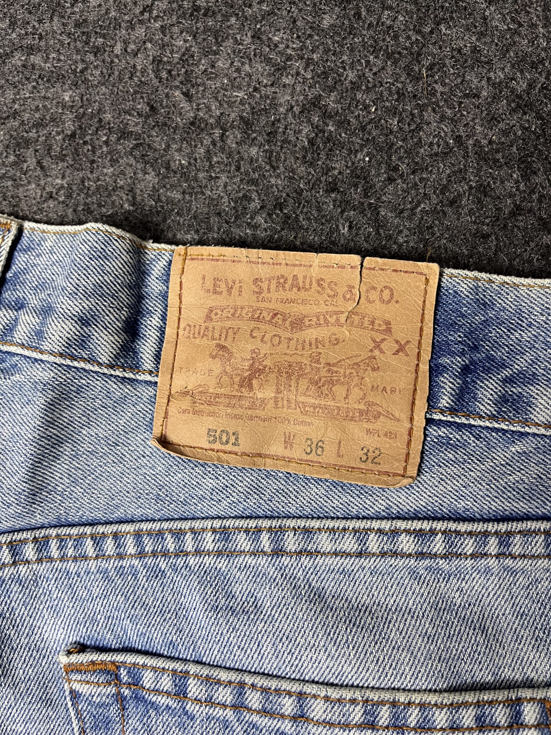 Levi’s Vintage Light Blue Denim Jeans - Image 4