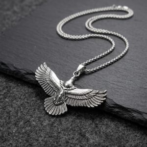 Premium Eagle Pendant Chain | Stainless Steel | Anti-Tarnish | Street Style