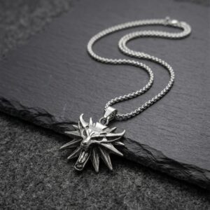 Premium Wolf Head Pendant Chain | Stainless Steel | Alpha Street Style